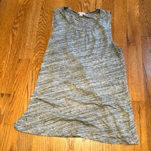 Gap cotton heather grey muscle tank size xs